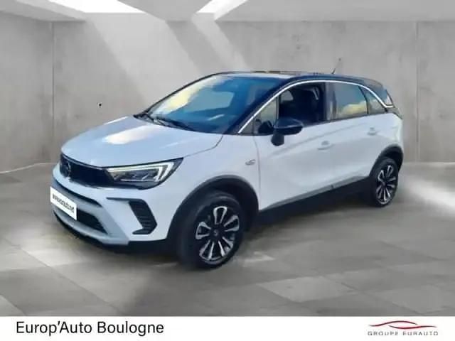 Blanc arktis/toit noir Occasion 2022 Opel Crossland X Business SUV | 13 990 € (Super prix) - Image 1/4