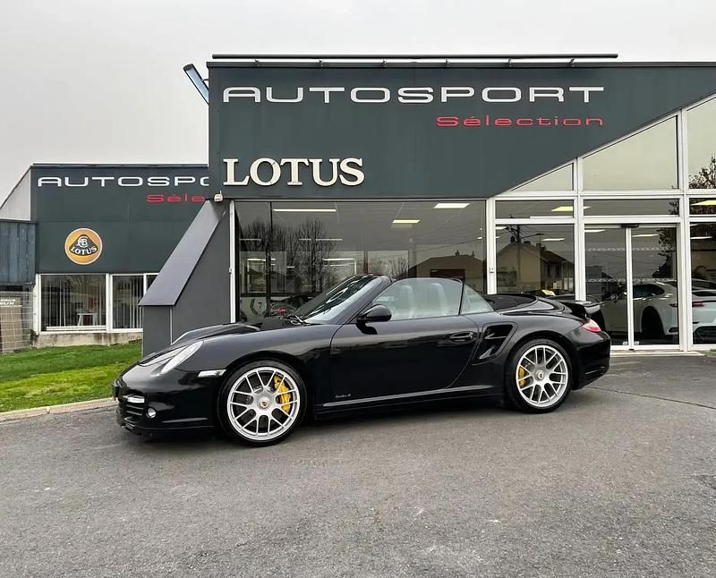 Noir Occasion 2010 Porsche 911 Turbo S Cabriolet Cabriolet | 99 900 € (Prix juste) - Image 1/4