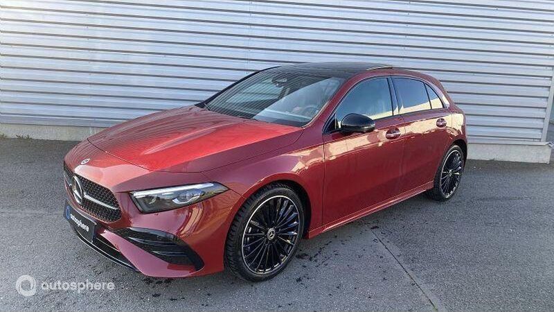 Rouge patagonie métallisé manufaktur Utilisé 2025 Mercedes A250 AMG line Berline | 44 999 € - Image 1/4