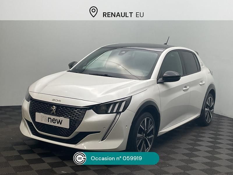 Blanc Occasion 2021 Peugeot 208 GT Citadine | 15 490 € (Prix juste) - Image 1/4