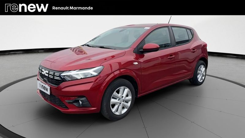Rouge Utilisé 2023 Dacia Sandero Expression Citadine | 14 399 € (Bon prix) - Image 1/4