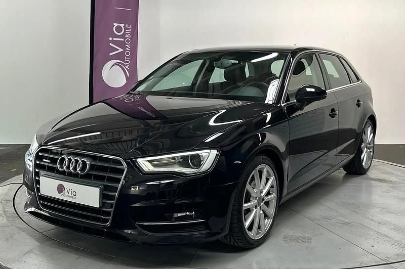 Noir Utilisé 2014 Audi A3 Ambition Berline | 14 999 € (Prix cher) - Image 1/4