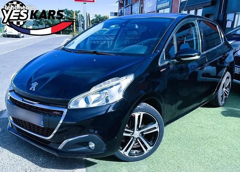Noir Utilisé 2016 Peugeot 208 GT-line Citadine | 7 490 € (Bon prix) - Image 1/4