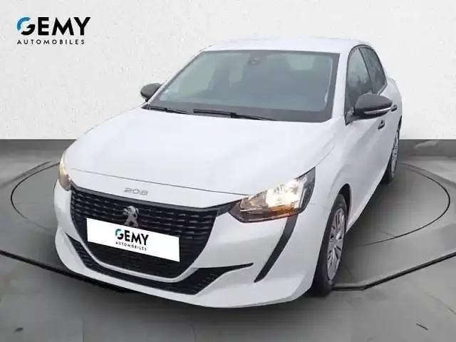 Blanc Occasion 2021 Peugeot 208 S Citadine | 10 290 € (Bon prix) - Image 1/4