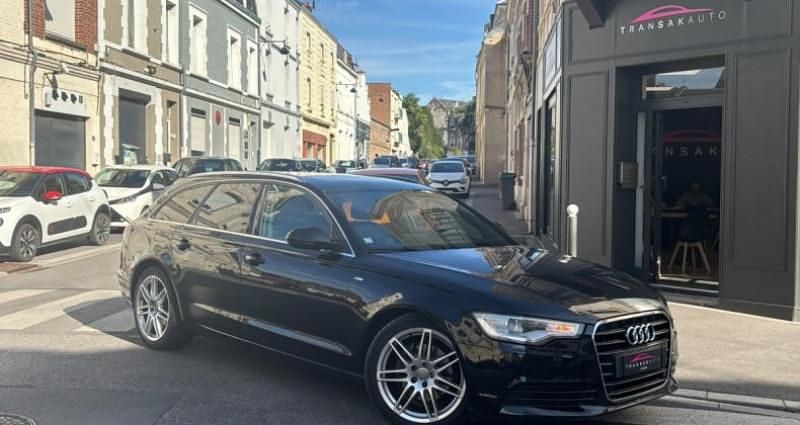 Noir Occasion 2014 Audi A6 S-Line Break | 12 980 € (Bon prix) - Image 1/4