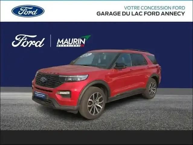 Rouge Occasion 2021 Ford Explorer ST-Line SUV | 45 990 € (Bon prix) - Image 1/4