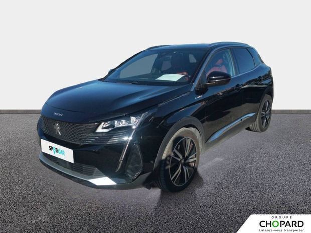 Noir Utilisé 2021 Peugeot 3008 GT | 25 990 € (Prix juste) - Image 1/4
