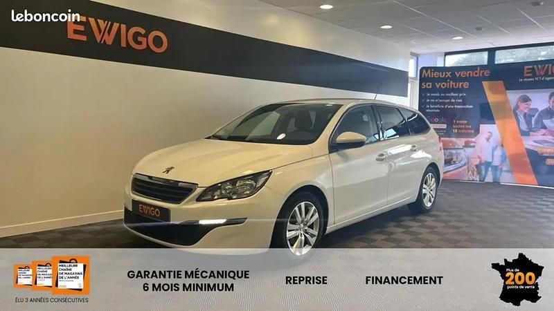 Noir Utilisé 2016 Peugeot 308 Active Break | 8 490 € (Bon prix) - Image 1/4