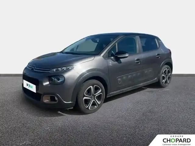 Gris fonce metal Utilisé 2020 Citroën C3 PureTech Berline | 10 896 € - Image 1/4