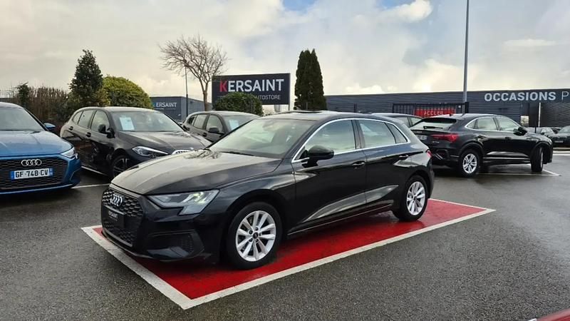 Noir Occasion 2021 Audi A3 Berline | 20 990 € (Bon prix) - Image 1/4