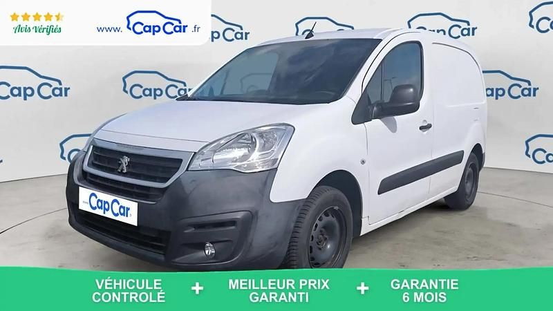 Blanc Utilisé 2018 Peugeot Partner Premium Monospace | 9 490 € (Prix juste) - Image 1/4