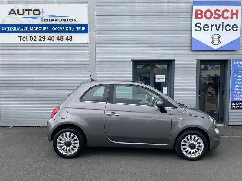 Gris Utilisé 2021 Fiat 500 Dolcevita Berline | 13 250 € (Prix juste) - Image 1/4