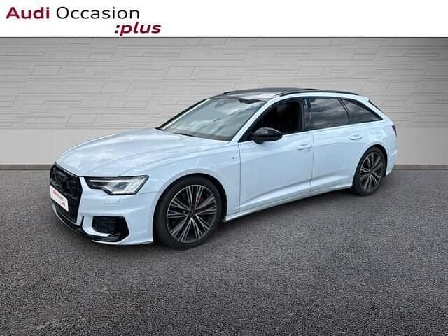 Blanc glacier métallisé Utilisé 2024 Audi A6 Competition Break | 55 990 € (Prix assez cher) - Image 1/4