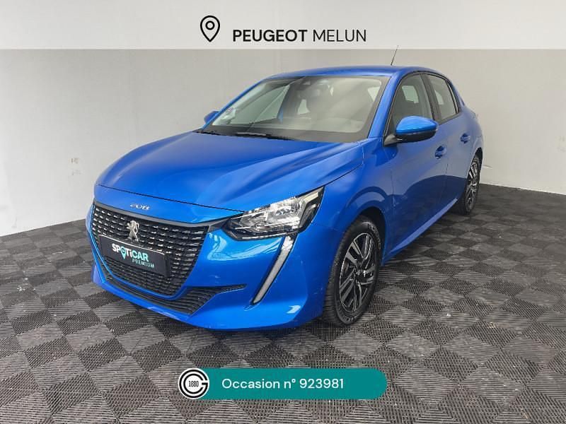 Bleu Utilisé 2020 Peugeot 208 Allure Citadine | 13 980 € (Prix juste) - Image 1/4