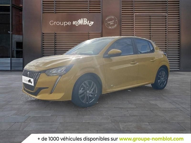 Jaune Occasion 2021 Peugeot 208 Business-Line Citadine | 11 490 € (Prix juste) - Image 1/4