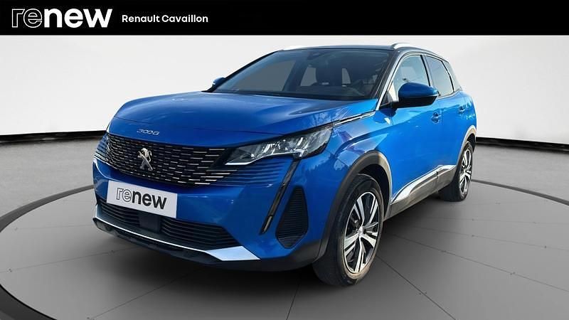 Bleu Utilisé 2021 Peugeot 3008 S SUV | 18 990 € (Prix juste) - Image 1/4