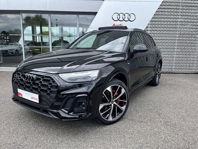 Noir mythe métallisé Utilisé 2024 Audi Q5 S-Line SUV | 59 990 € (Prix assez cher) - Image 1/4