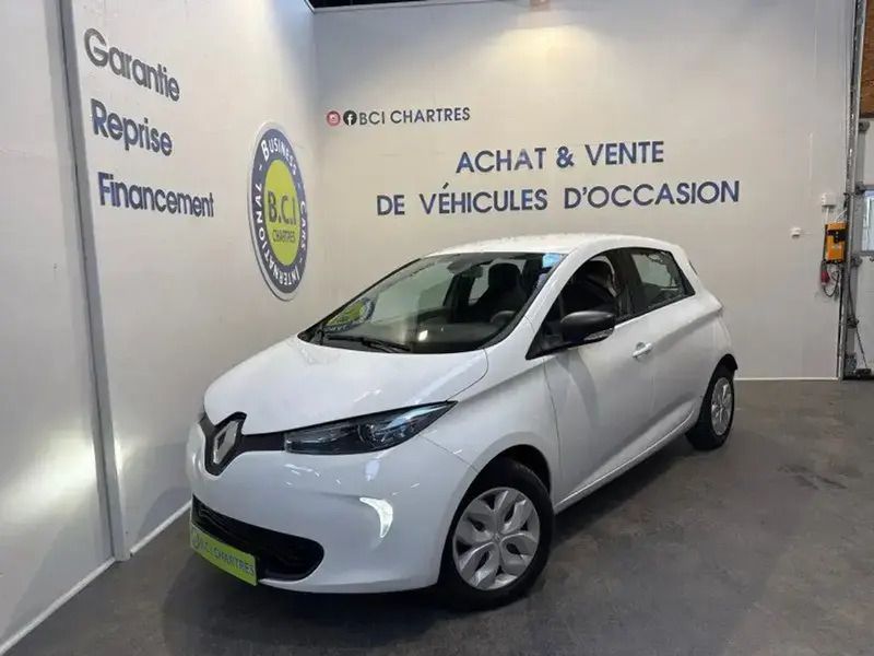 Blanc Utilisé 2018 Renault Zoe Life Citadine | 6 490 € (Bon prix) - Image 1/4