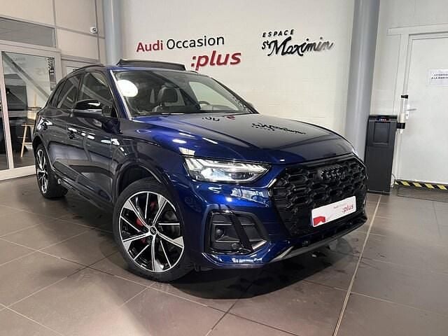 Bleu navarre métallisé Utilisé 2024 Audi Q5 S-Line SUV | 61 890 € (Prix cher) - Image 1/4