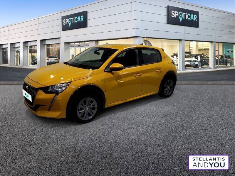 Jaune Utilisé 2020 Peugeot e-208 Allure Citadine | 14 390 € (Prix juste) - Image 1/4