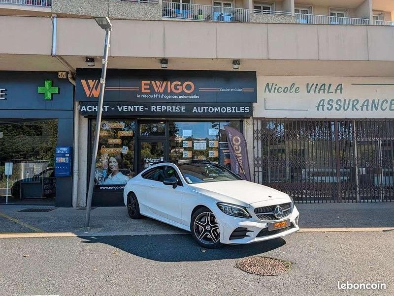 Occasion Mercedes C300 AMG line 258 ch (189 kW) 2020 Blanc Coupé