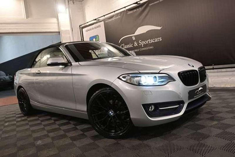 Occasion BMW 218 Sport Line 136 ch (100 kW) 2016 Gris Cabriolet