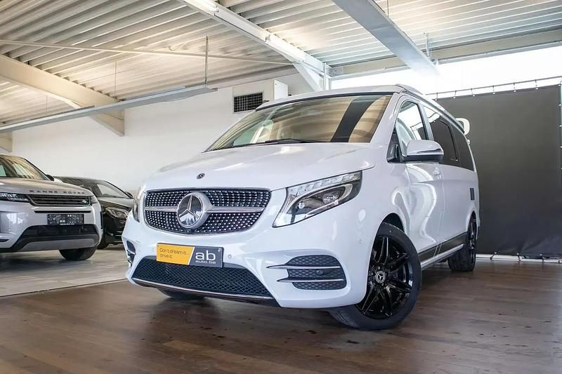 Blanc Utilisé 2021 Mercedes V300 Marco Polo Monospace | 64 990 € - Image 1/4
