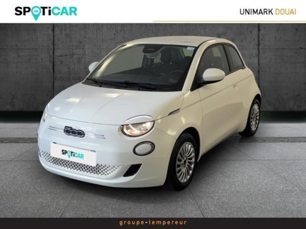 Blanc Utilisé 2022 Fiat 500e Action Citadine | 10 990 € (Super prix) - Image 1/4