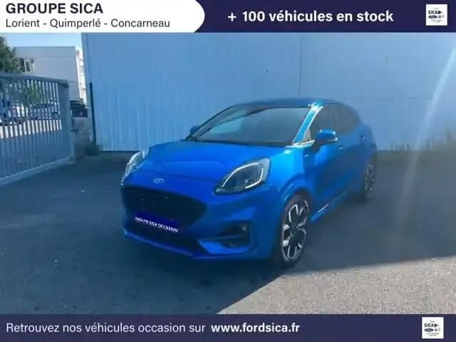 Fashion bleu island métallisée Utilisé 2020 Ford Puma ST-Line X SUV | 18 990 € (Prix assez cher) - Image 1/4