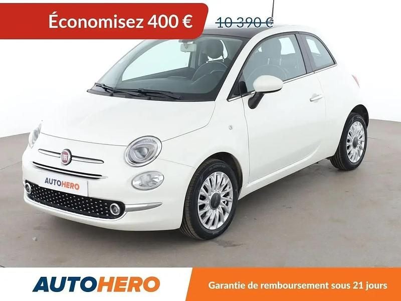 Blanc Occasion 2018 Fiat 500 Lounge Citadine | 9 990 € (Bon prix) - Image 1/2