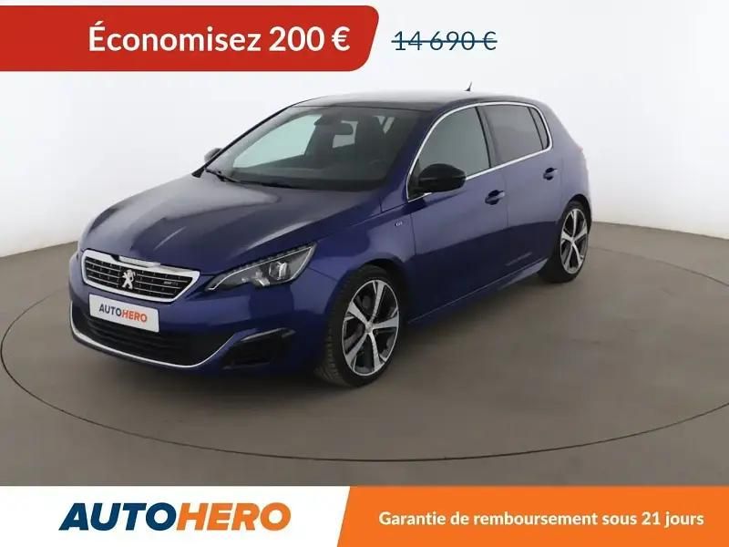 Bleu Utilisé 2016 Peugeot 308 GT Berline | 14 490 € (Bon prix) - Image 1/2