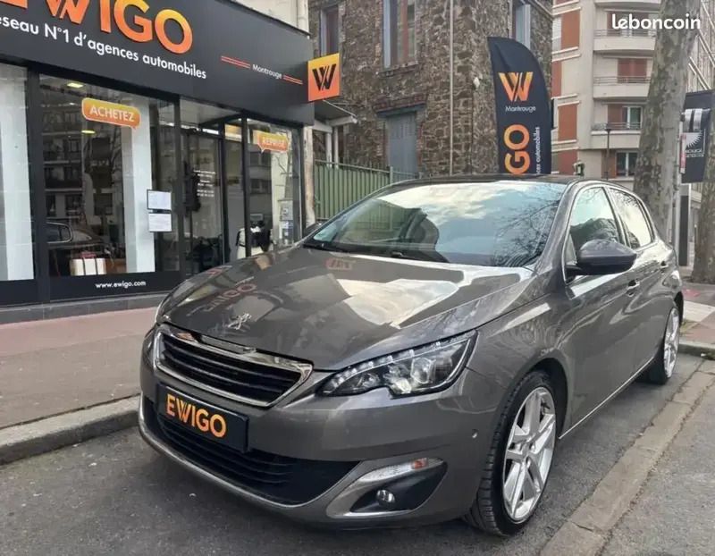 Gris Utilisé 2016 Peugeot 308 Berline | 8 490 € (Bon prix) - Image 1/4