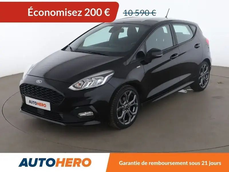 Noir Utilisé 2018 Ford Fiesta ST-Line Citadine | 10 390 € (Prix juste) - Image 1/2