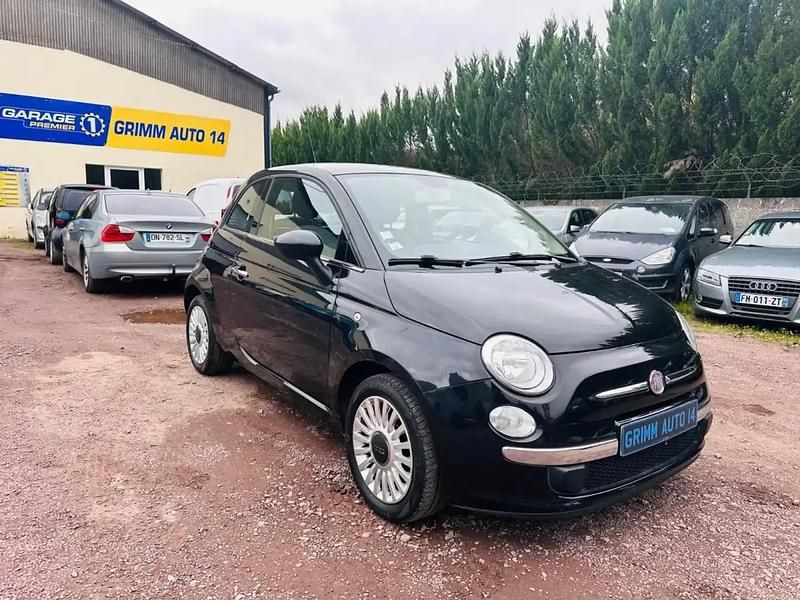 Noir Occasion 2012 Fiat 500 Lounge Berline | 6 990 € (Prix juste) - Image 1/4
