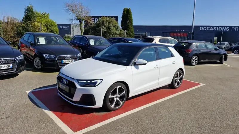Blanc Utilisé 2021 Audi A1 Advanced Citadine | 19 490 € (Prix juste) - Image 1/4