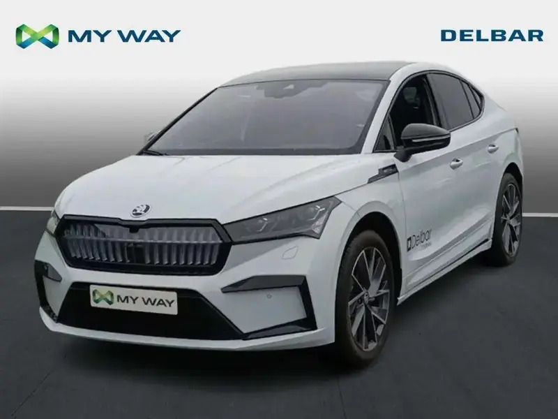 Blanc Utilisé 2023 Skoda Enyaq iV SportLine SUV | 42 490 € (Prix juste) - Image 1/4