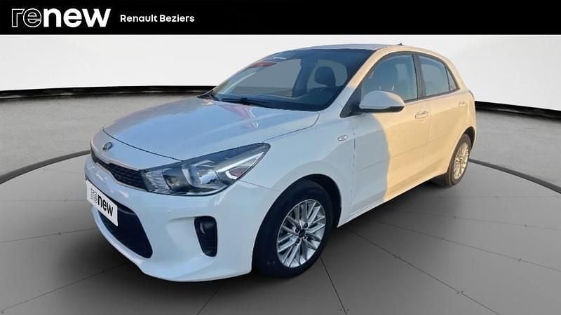 Blanc Utilisé 2020 Kia Rio Active Berline | 10 990 € (Prix juste) - Image 1/4