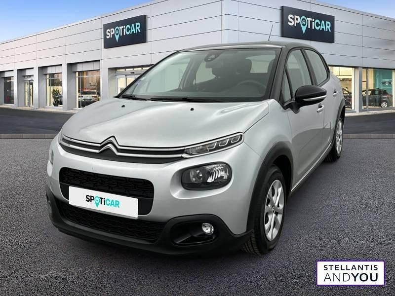 Gris Utilisé 2017 Citroën C3 Feel Citadine | 8 490 € (Prix juste) - Image 1/4