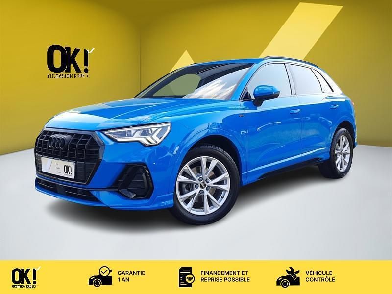 Bleu Utilisé 2021 Audi Q3 S-Line SUV | 27 480 € (Bon prix) - Image 1/4