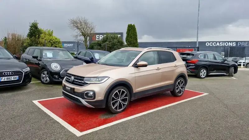 Beige Utilisé 2019 VW T-Cross SUV | 17 290 € (Prix juste) - Image 1/4