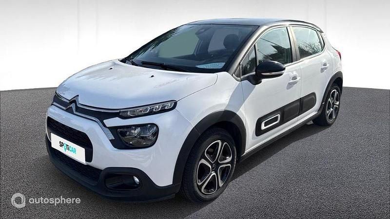 Blanc Occasion 2022 Citroën C3 PureTech Berline | 12 480 € (Prix assez cher) - Image 1/4