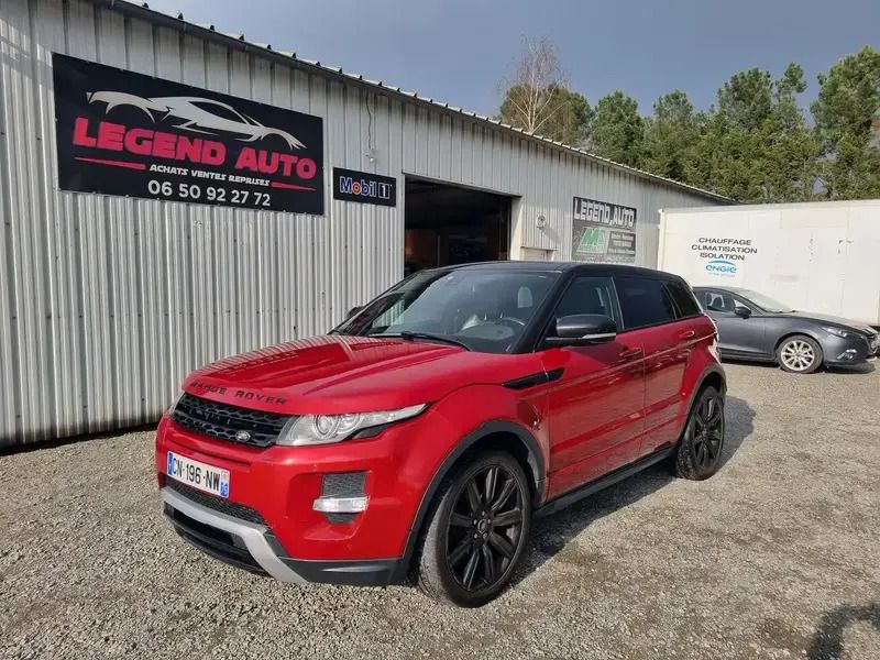 Rouge Utilisé 2012 Land Rover Range Rover evoque Prestige SUV | 13 450 € (Prix juste) - Image 1/4