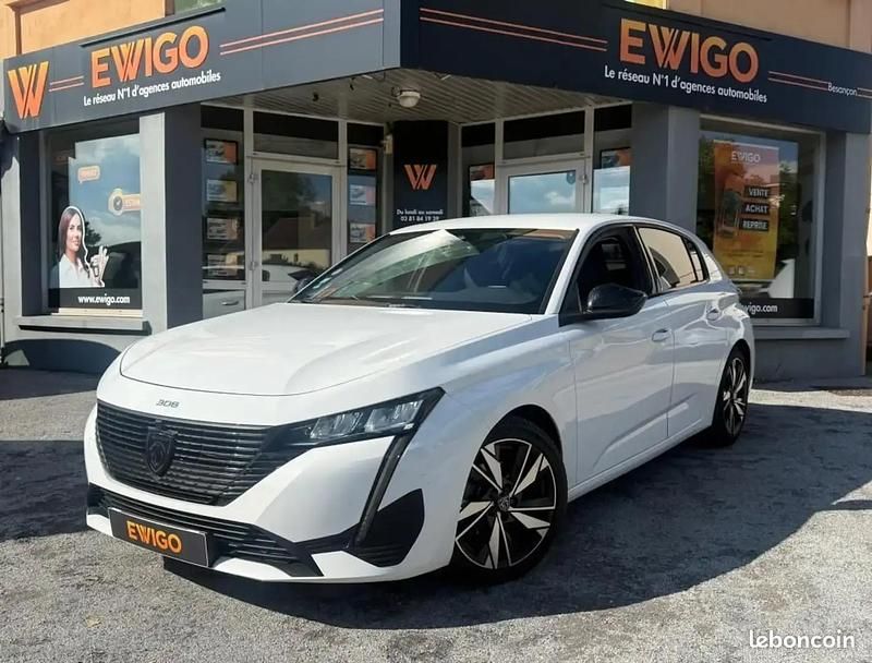 Blanc Utilisé 2022 Peugeot 308 Allure Berline | 15 490 € (Bon prix) - Image 1/4