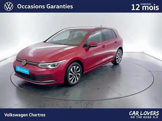 Rouge Occasion 2023 VW Golf Berline | 23 390 € (Bon prix) - Image 1/4