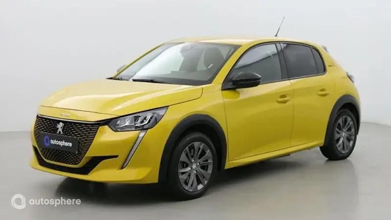 Jaune Utilisé 2022 Peugeot e-208 Style Citadine | 15 999 € (Bon prix) - Image 1/4