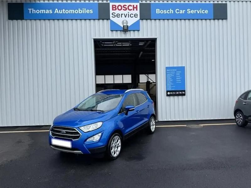 Bleu Utilisé 2020 Ford Ecosport Titanium SUV | 12 995 € (Prix juste) - Image 1/4