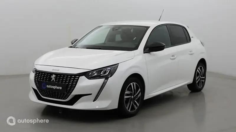 Blanc banquise (o) Utilisé 2023 Peugeot 208 Style Citadine | 13 299 € (Bon prix) - Image 1/4