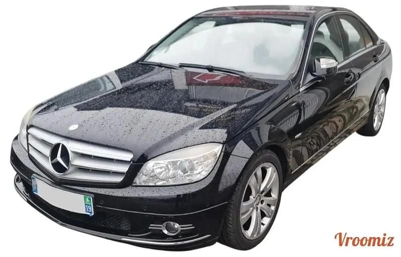 Noir Occasion 2008 Mercedes C200 Avantgarde Berline | 6 990 € (Bon prix) - Image 1/2