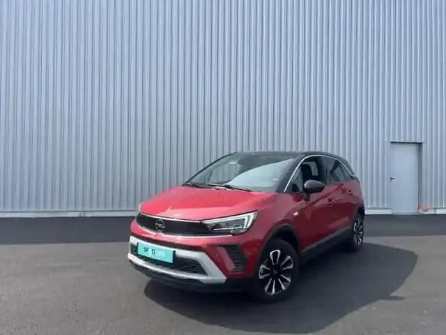 Rouge kardio mã©tallisã©/toit noir Utilisé 2023 Opel Crossland Elegance SUV | 14 999 € (Prix juste) - Image 1/4