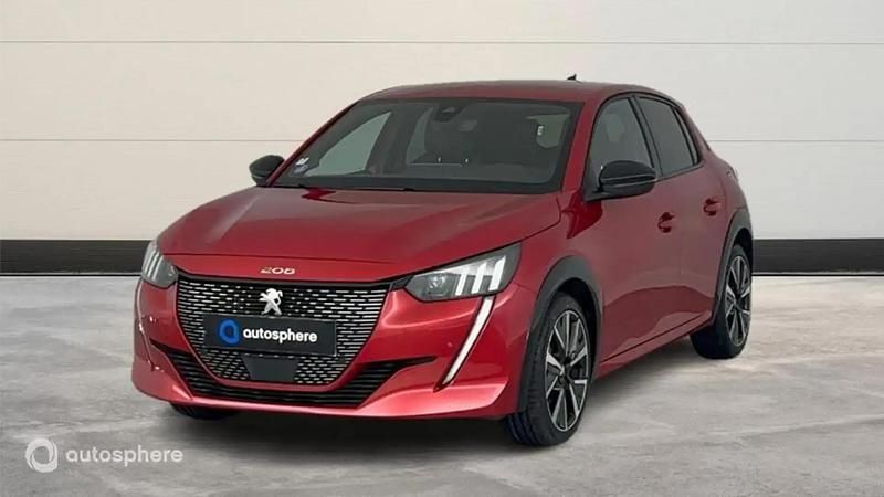 Rouge Utilisé 2021 Peugeot 208 GT-line Citadine | 15 799 € (Prix juste) - Image 1/4